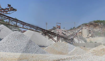 安徽宏日鉱業有限公司のドロマイト採掘現場