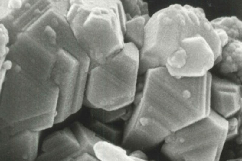 土佐塩焼き灰の結晶