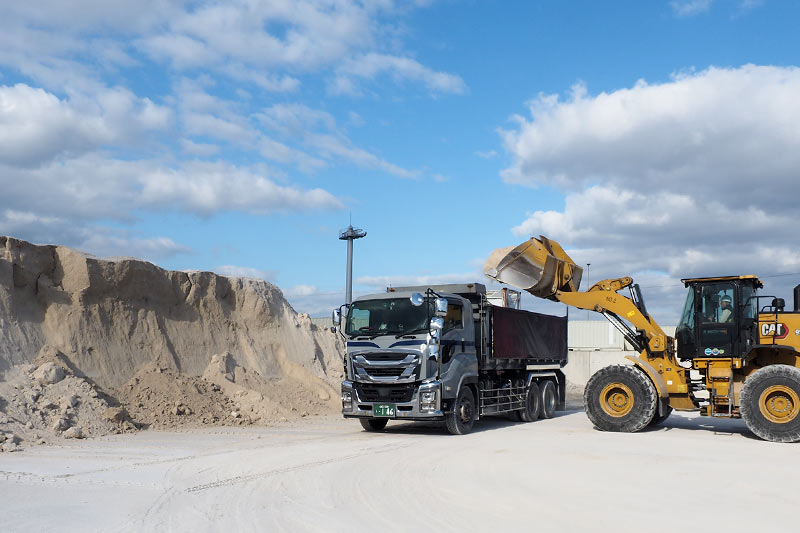 山口県宇部港一時保管ヤード